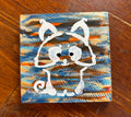 Little Fox Painted Wood Art