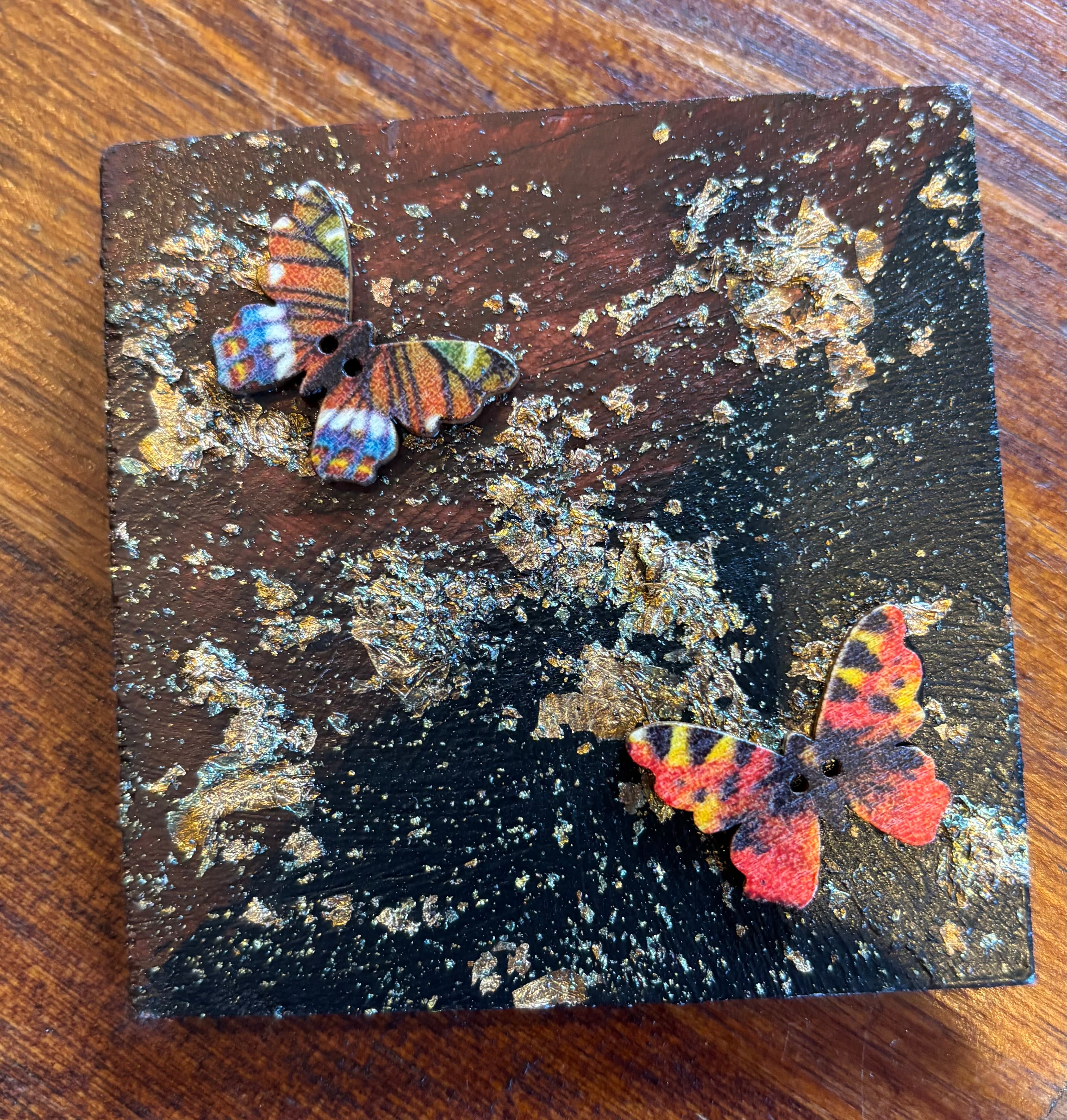 Butterfly wood art