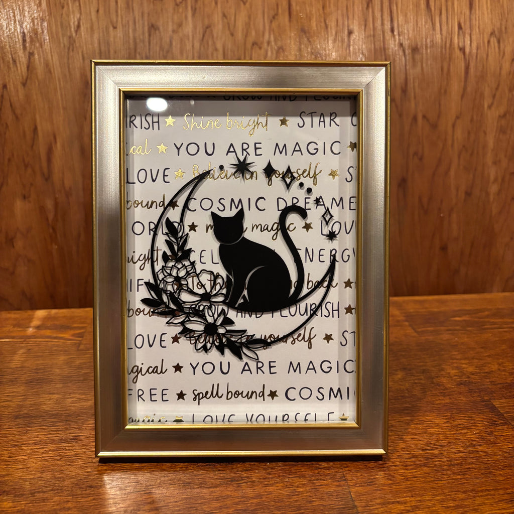 Cat on Moon Art