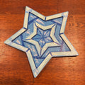Painted Star Wood Art