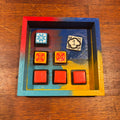 Azul Concept Painted Wood Art