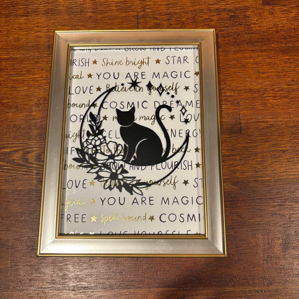 Cat on Moon Art