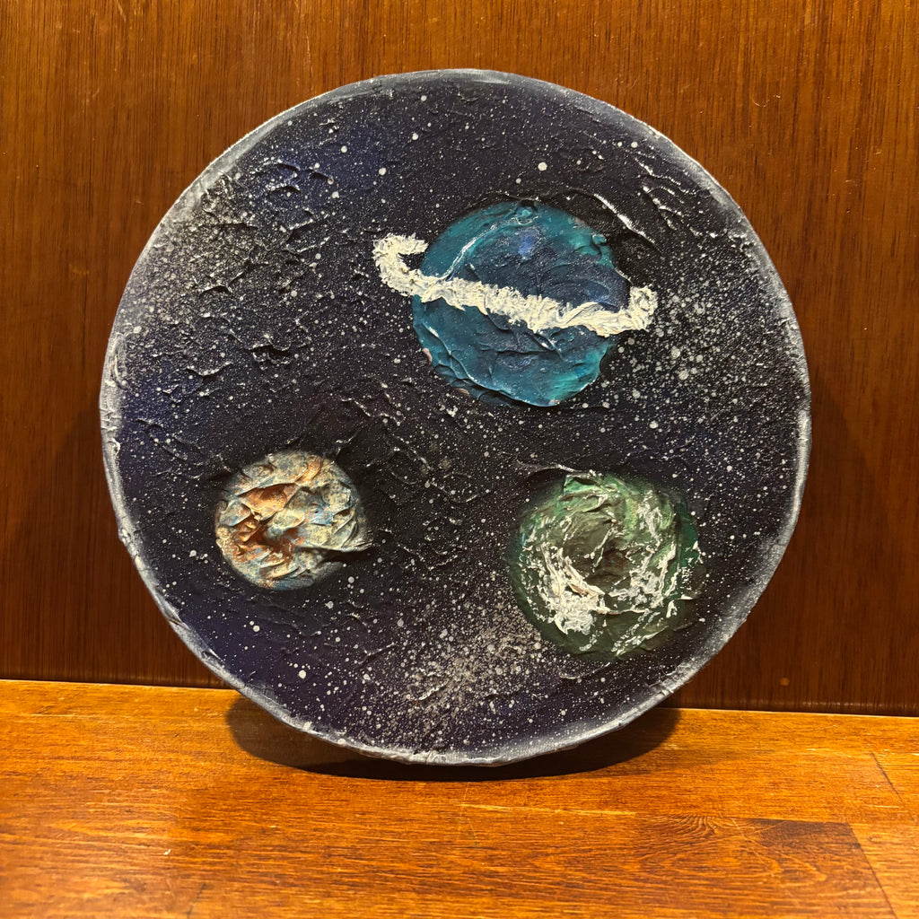 Textured Planet Painting