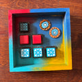 Azul Concept Painted Wood Art