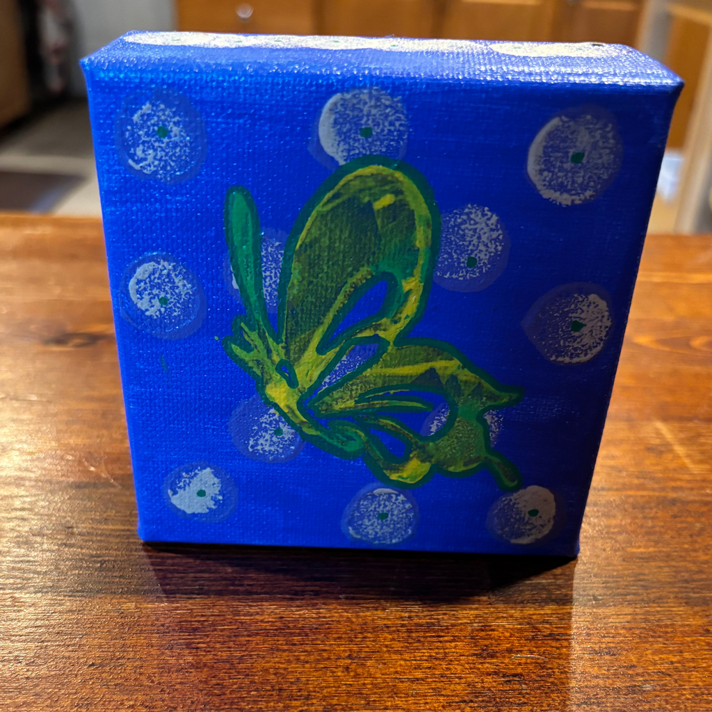 Small butterfly painting