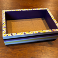 Refurbished Dice Tray Enby Pride Theme