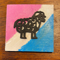 Trans black sheep painting