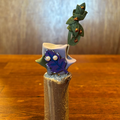 Korok Clay Sculpture Purple Tall