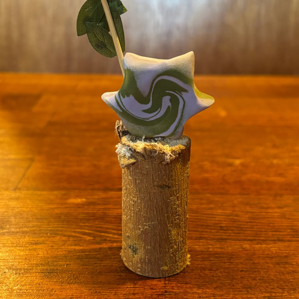 Korok Clay Sculpture Purple Tall