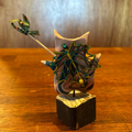 Korok Clay Sculpture Pink Green Brown