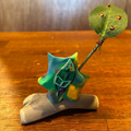 Korok Clay Sculpture Bright Green Rainbow