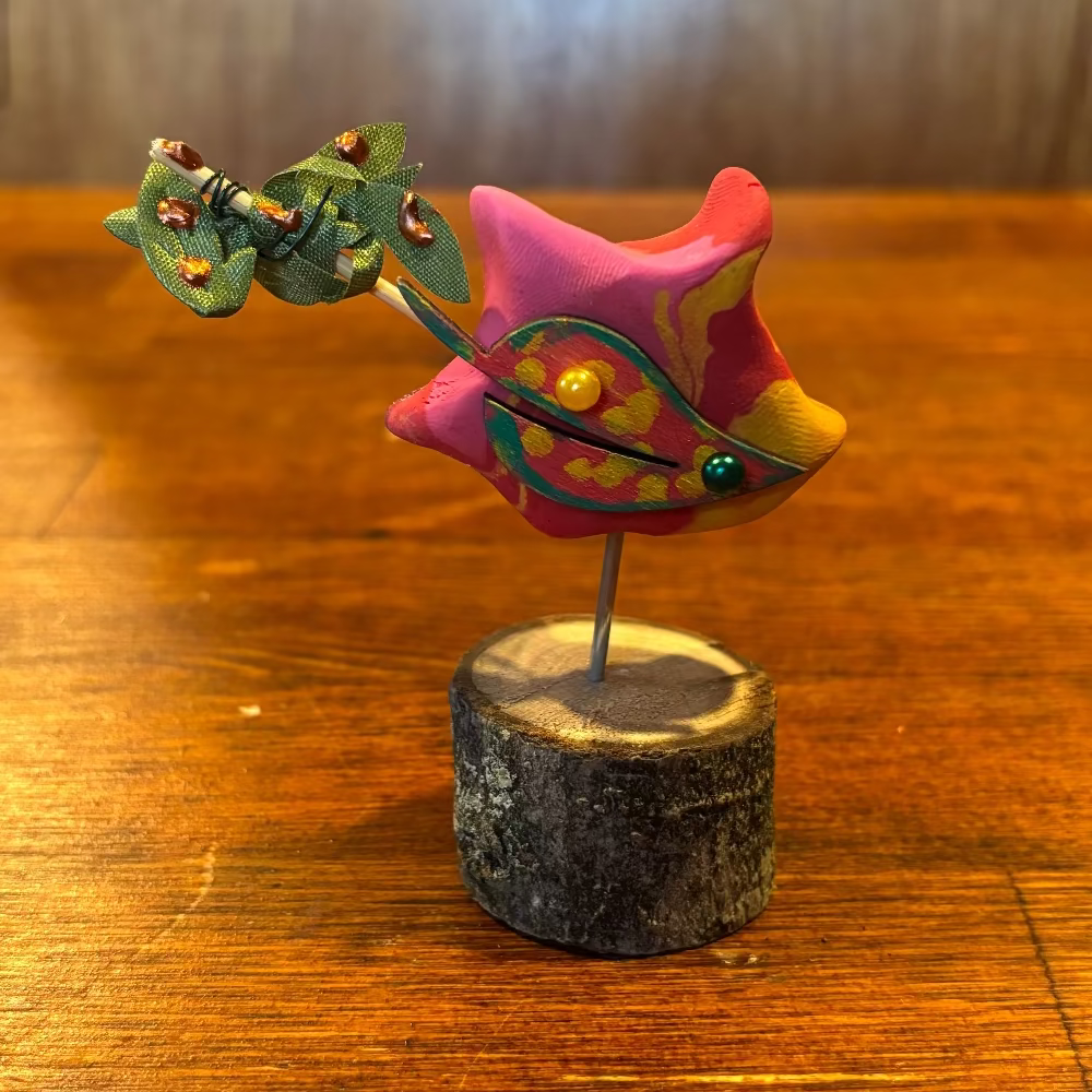 Korok Clay Sculpture "Wonky Flyer"