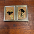 Bee and Flower Art, Framed